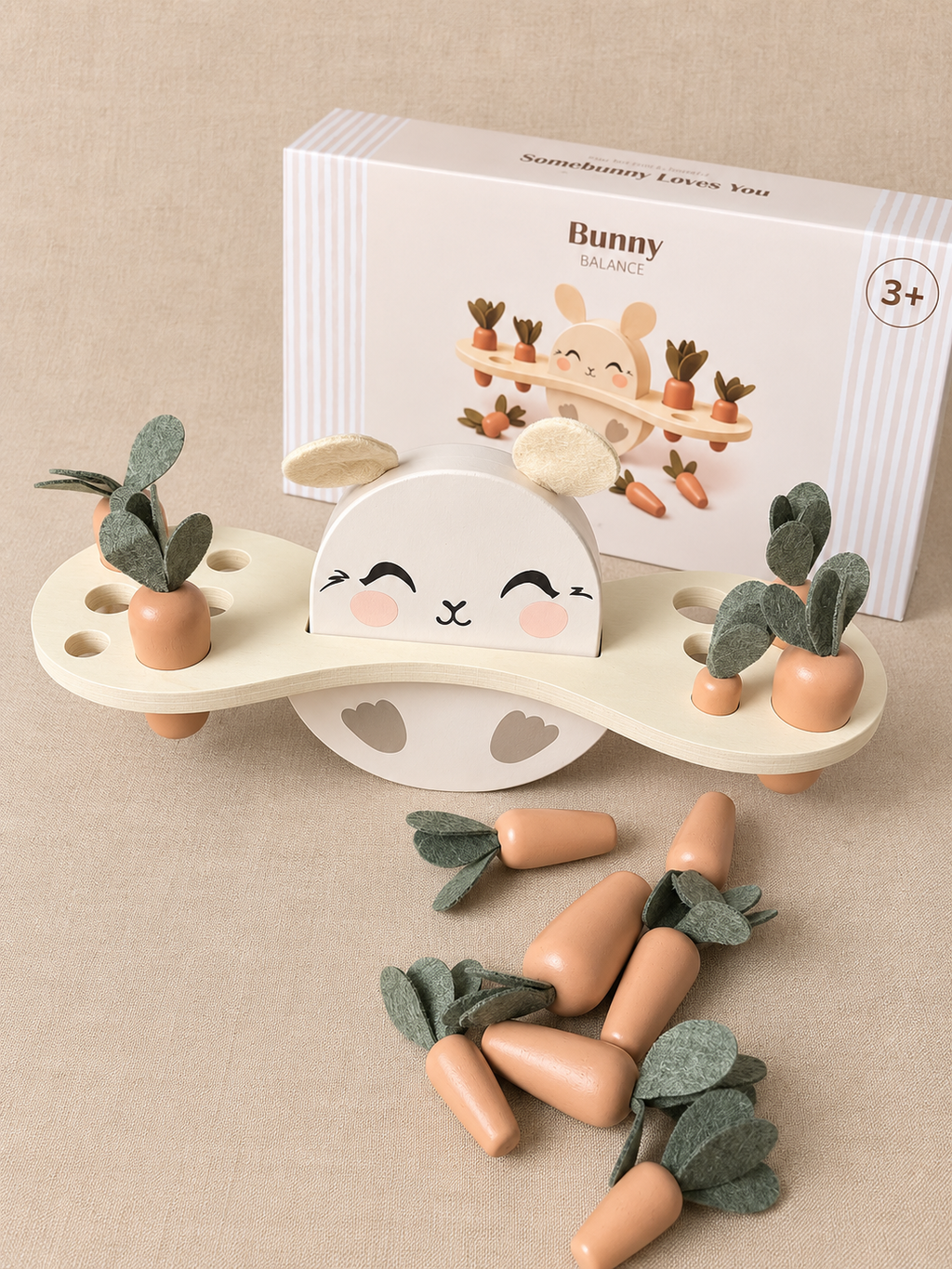 Bunny Balance - Puzzle - Bunny Balance - Bois