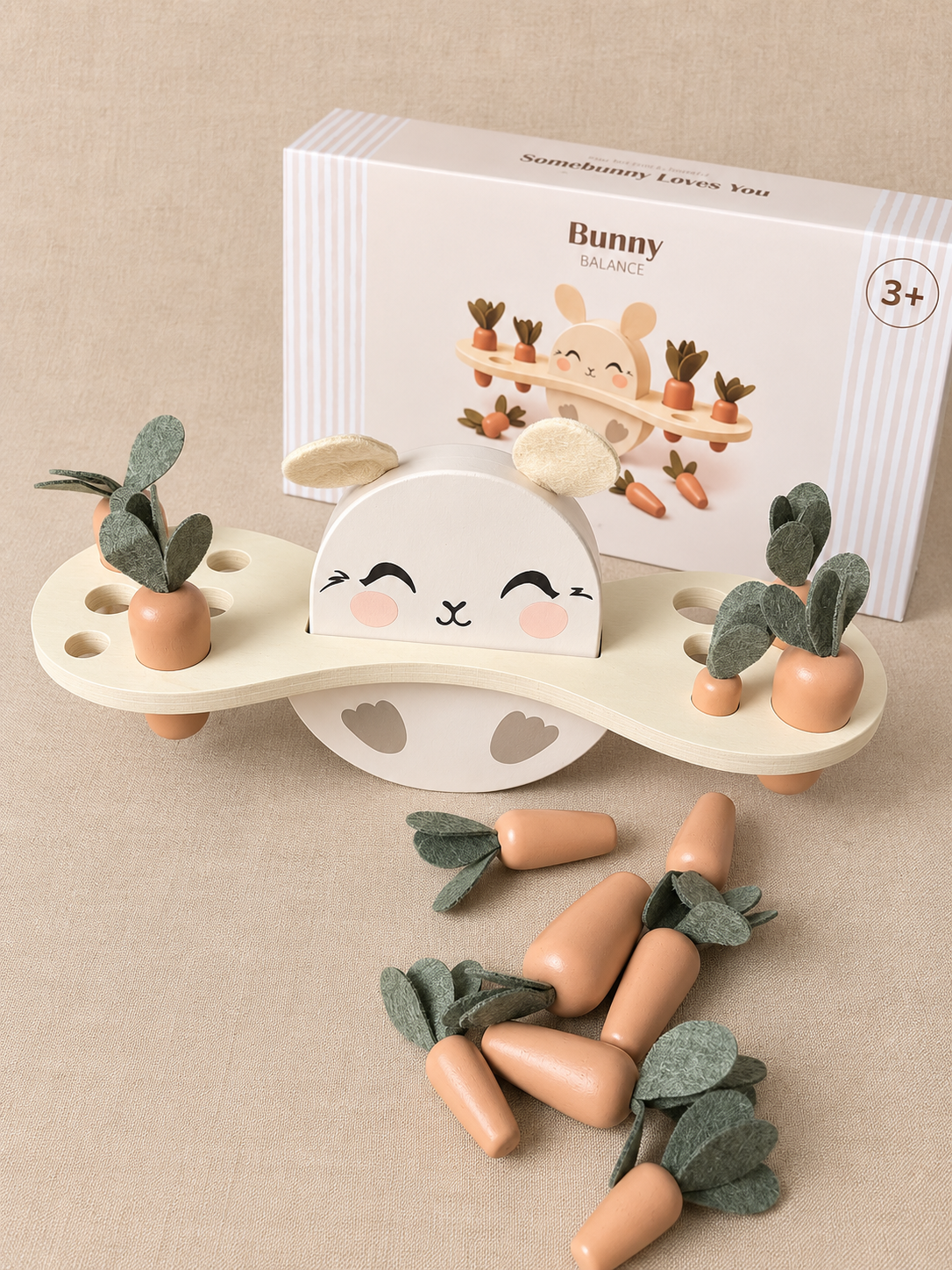 Bunny Balance - Puzzle - Bunny Balance - Bois